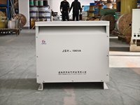 Transformateur abaisseur triphasé 480V vers 208V 10kVA basse tension type sec avec certification CE et ISO