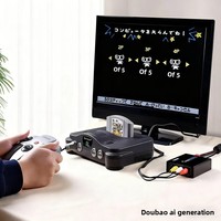 Convertisseur AV S-Video CVBS vers HDMI, adaptateur 3RCA vers HDMI, prend en charge le commutateur PAL/NTSC pour VHS/N64/PS2/WII vers HDTV, fabriqué en Chine