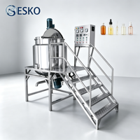 Cuve de mélange chauffante ESKO 200L-2000L avec agitateur à pales pour la fabrication de savon liquide, nettoyant vaisselle, gel douche et cosmétiques