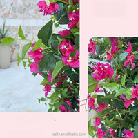 ZZLTY Guirlandes artificielles 3D de bougainvilliers, fausses guirlandes florales pour aménagement de murs fleuris