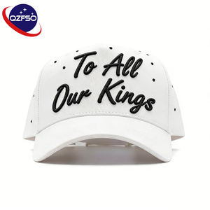 Gorra de Béisbol QZFSO Personalizada con Bordado 3D y Pedrería, de Algodón de Alta Calidad, Nueva, Original, de 5 Paneles con Visera Curva - Product Image 1