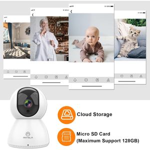 Telecamera di Sicurezza PTZ da Interno Antela 1080p Full HD Wi-Fi 2.4GHz 5GHz con Visione Notturna e Rilevamento Movimento per Monitoraggio Animali Domestici - Product Image 2