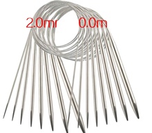 Wholesale 2.0-10.0mm Stainless Steel Circular Knitting Needle