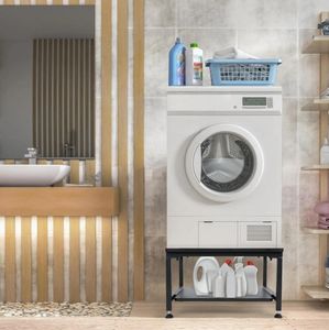 Umwelt freundliche Falt lagerung Organisation Stand Haushalts gegenstand Waschmaschine Nachlauf halter für bequemes Stehen - Product Image 6