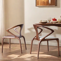 Chaise de salle à manger minimaliste en bois massif de style japonais et chinois pour bureau à domicile, hôtel, cuisine, meubles de table d'étude