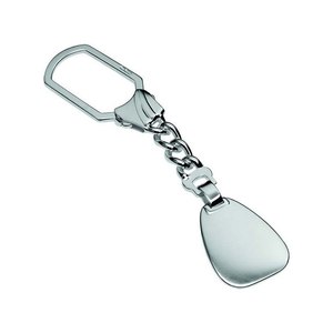 Portachiavi Primula in Argento Sterling 925 con Catena Metallica - Product Image 1