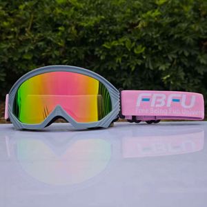 FBFU Vente en gros directe usine Lunettes de ski pour jeunes avec verres anti-buée, pour sports de plein air et cyclisme, légères, verres remplaçables en PC - Product Image 5