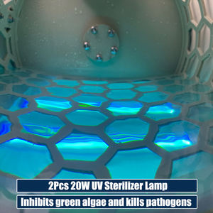 शेंग हुआन रोटरी ड्रम फिल्टर 3000l/घंटा जलीय कृषि तालाब uv उन्मूलन दबाव पोत पंप गियर 1 वर्ष की वारंटी - Product Image 3