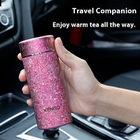 Titane pur Portable poche tasse Mini vide Thermos isolation thermique sport tasse d'eau Camping en plein air randonnée bouteille d'eau