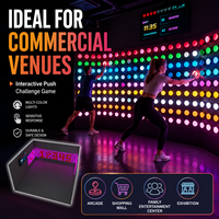 Jeu interactif de réaction et d'évasion pour le team building, boutons LED RGB activés par le toucher, pour 1 à 8 joueurs, centres d'activités intérieures