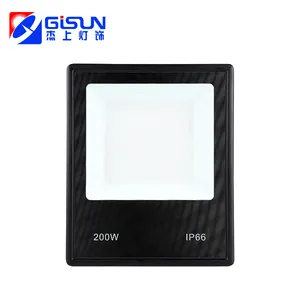 GISUN su geçirmez Ip66 Led projektör lamba 10w 20w 30w 50w 100w 200w 300w 400w taşınabilir Led projektör dış mekan aydınlatma