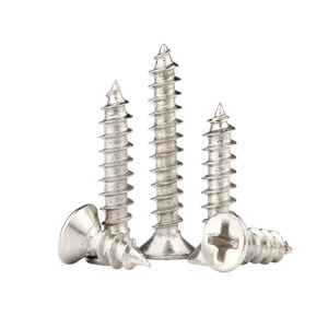 Tapping Screws Metric Grade 8 Countersunk Phillips Head For Metal Construction Industry - Product Image 4