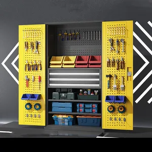 Heavy Bearing Capacity Workbench steel Tool cabinet Garage Tool Organizer Cabinet with drawer