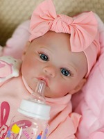 Boneka Bayi Reborn 19 Inci, Mirip Bayi Asli, Bahan Vinyl Lembut, Mainan Bayi Baru Lahir Realistis untuk Hadiah Anak, Grosir, Custom