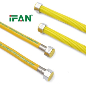 Tubo Corrugado de Acero Inoxidable IFAN, Conexión para Cocina ISO 9001, Manguera de <span class=keywords><strong>Gas</strong></span> <span class=keywords><strong>Flexible</strong></span> con Rosca Hembra de 3/4 - Product Image 5