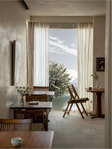 Square Teak <b>Coffee</b> <b>Table</b>-Middle Ancient Retro Style All Solid Wood Living Room Furniture for Commercial Home Hotel Cafe <b>Small</b> - Product Image 3