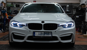 Faro Delantero LED Azul de Doble Gancho con DRL, Actualización de 12V, Nuevo para BMW Serie 3 F30/F35 2012-2019, Luces Delanteras con Señal de Giro Secuencial - Product Image 5