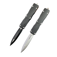 Couteau à gravité multifonctionnel portable Reggie pour l'extérieur, lame en acier D2, lame tranchante pour la chasse et le camping en milieu sauvage, couteau de poche pliable