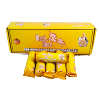 Charbon à chicha rond de 27 mm de haute qualité, pur bois de pomme, sans fumée, combustion longue durée