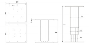 Линейный привод электродвигателя для таблицы 24V с 3-я ступенями электрическая подъемная колонна 6000N - Product Image 4