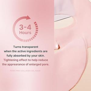 Koreanische Über nacht lachs DNA PDRN Rosa Kollagen Gel Maske Private Label Hautpflege Feuchtigkeit spendende straffende leuchtende Haut Blatt Gesichts maske - Product Image 4