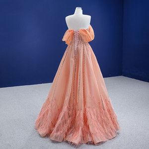 Robe de soirée élégante pour femmes Jancember Rsm67393, style nouveau, tube top, dentelle, paillettes, franges - Product Image 2