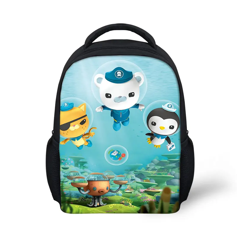 Haspeeljardim de infância mochila infantil, padrão octonauts, bebês, escola, livro, desenho animado, anime, meninos, meninas, bolsas pequenas