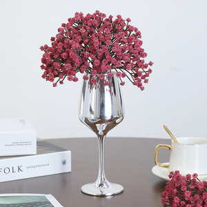 Bouquet de fleurs artificielles en PVC souple, haute simulation, pour mariage, décoration de bureau, style minimaliste, réutilisable - Product Image 4