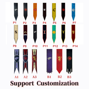 Hara 30*152 CM decorazione per la casa lupo simbolo della stanza del drago Banner decorare motivo animale stendardo bandiera del gioco dei troni - Product Image 3