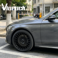 Jantes forgées 2 pièces noir brillant 19 20 22 24 pouces 5x112 5x130 5x114.3 compatibles avec Mercedes Maybach Audi Range Rover Lexus Toyota