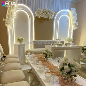 LEDA Artículos de Decoración para Bodas, Juego de Tres Piezas de Acrílico Blanco LED de Alta Calidad para Eventos - Product Image 2