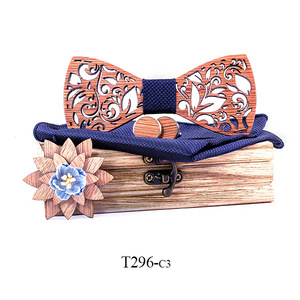 <span class=keywords><strong>Noeud</strong></span> papillon en <span class=keywords><strong>bois</strong></span> de haute qualité avec ensemble de broches pour hommes Noeuds papillon en <span class=keywords><strong>bois</strong></span> pour hommes pour cadeau de mariage - Product Image 3