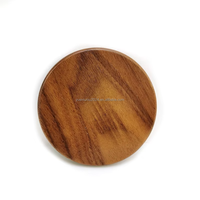 Artisanat en bois d'acacia sous-verres avec logo personnalisé boîtes en bois panneaux muraux pour bar maison Table bureau table basse élégante