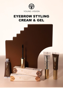 Maquillage des yeux Kit de teinture pour sourcils végétalien Naturel 5 couleurs Gel coiffant pour sourcils longue durée et non collant - Product Image 2