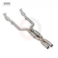Resonadores SD T304, Tubo Intermedio y Tubo de Escape con Catalizador para Maserati Gran Turismo GT M145 4.2L/4.7L 2007-2019, Tubo de Escape Tuning
