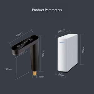 Chauffe-eau instantané multifonctionnel intelligent à 4 vitesses avec réglage du débit et contrôle de la température - Product Image 5