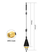 Antenne directionnelle 4G omnidirectionnelle étanche à gain élevé 3-5dBi pour station de base avec outils de montage