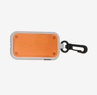 Lumière réfléchissante de sécurité à haute visibilité avec logo personnalisé, lumière LED à clipser, clignotante, pour cadeau promotionnel marketing