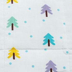 Kuang <b>Weighted</b> <b>Blanket</b> Small Tree Print Quilted Pure Cotton Pastoral Style Spring Autumn Four Seasons - Product Image 3