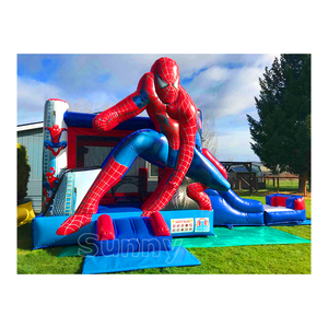 Castello Gonfiabile Spider-Man con Scivolo in Vendita - Product Image 4