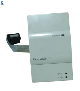 โมดูล PLC FX3U-4AD โมดูลควบคุมอุตสาหกรรม โมดูลอินพุตแบบอะนาล็อก โมดูลควบคุมลอจิกแบบตั้งโปรแกรมได้ ความเสถียรสูง - Product Image 1