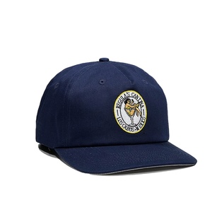 Casquette Snapback à 5 panneaux à visière plate avec logo personnalisé OEM, broderie en coton - Product Image 5