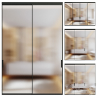 Puerta Corredera de Aleación de Aluminio Personalizada de Alta Calidad, Aislamiento Térmico, Pantalla de Acero Inoxidable, Diseño Moderno, Superficie Acabada para el Hogar