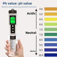 Analyseur de qualité de l'eau multiparamètres, testeur de pH et d'ORP pour eau riche en hydrogène, stylo de test d'hydrogène, détecteur de potentiel redox négatif