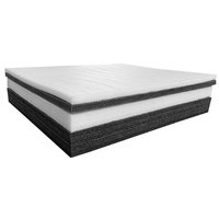 Plaque de mousse EPE Kuliwei bleue, panneau de mousse en polyéthylène, plaque de mousse d'emballage antichoc pour la protection des produits, découpe sur mesure