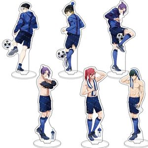Anime BLUE LOCK <span class=keywords><strong>Action</strong></span> Figure Doll Chigiri Hyoma Isagi Yoichi Kunigami Rensuke Acrylique Stand Model Plate Cosplay Kids Toy Gift - Product Image 1