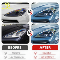 Pour Porsche Cayenne 958.1 (modèle 2011 - 2014) Amélioré et modifié avec des phares LED 2024 et des phares matriciels 9Y0