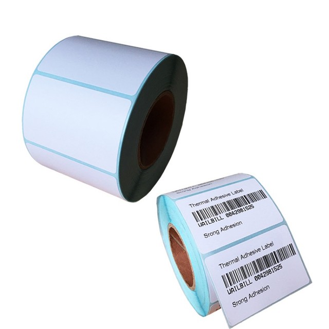 Hot Selling Waterproof 40x30mm Thermal Label Paper Roll 800pcs 60x40mm Blank Packaging Thermal Label for Label Printer