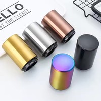 Creatieve Roestvrijstalen Wijn & Bieropener Automatische Pers Metalen Bar Met Aangepaste Logo Geschenkdoos