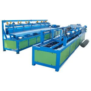 Automatic single wire chain link fence making/weaving machine